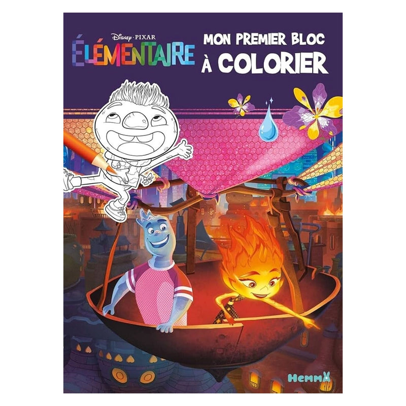 أول كراسة تلوين لي إيليمنتال