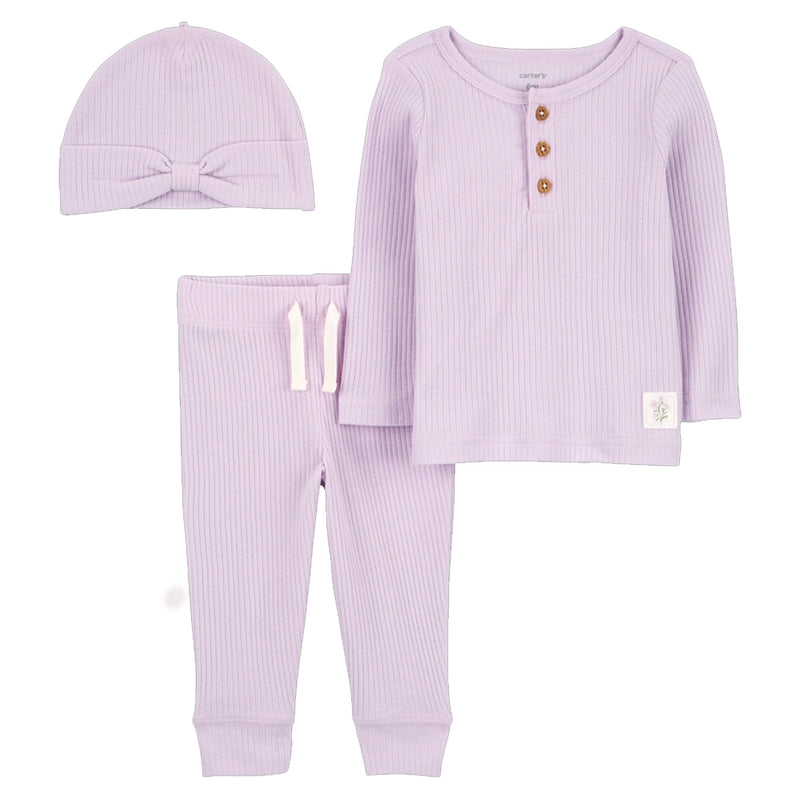 Carter's 3-Piece Thermal Set - Purple