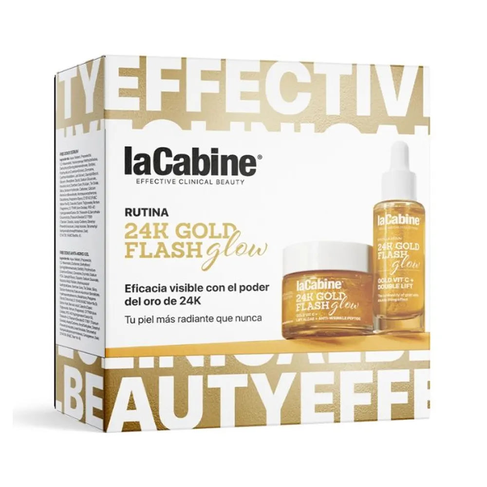 La Cabine 24K Gold Flash Serum 30ml + Crema 15ml