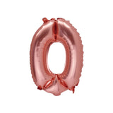 Ballon Chiffre 0 Rose Gold – 86cm