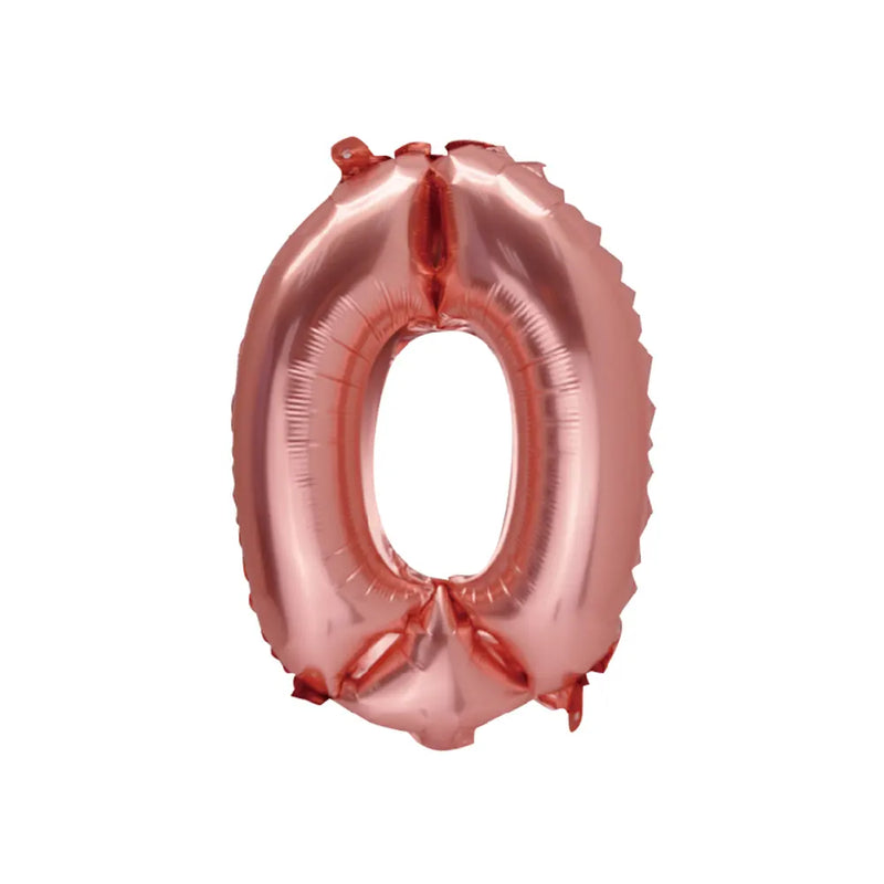 Ballon Chiffre 0 Rose Gold – 86cm
