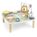 Viga Toys PolarB Table d'Activité Multifonctions en Bois 18M+