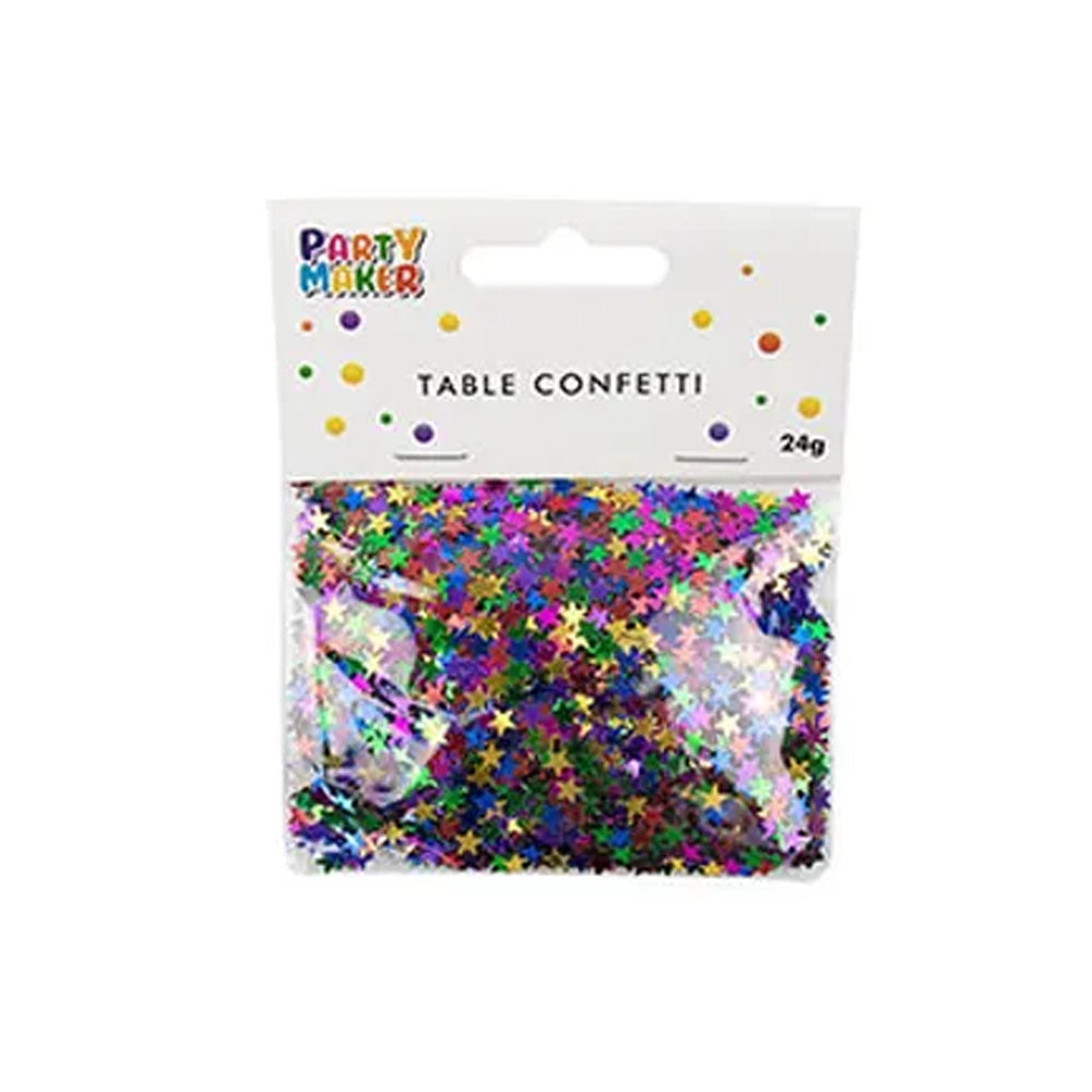 Confettis Multicolores 24g - Petites Étoiles