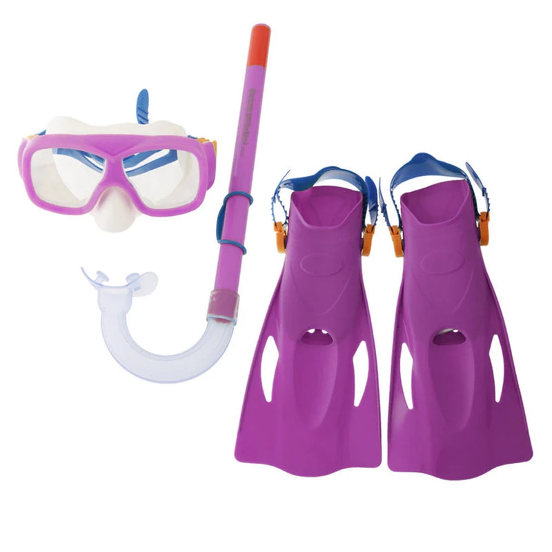 Bestway® Kit de Snorkeling Enfant 7A+ - Mauve
