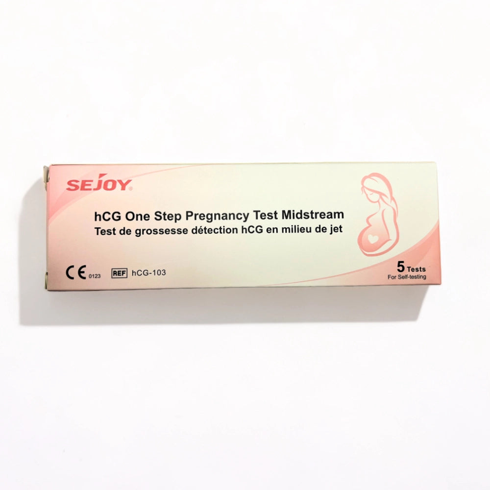 Sejoy Pregnancy Test Grossesse Boîte de 5 Tests