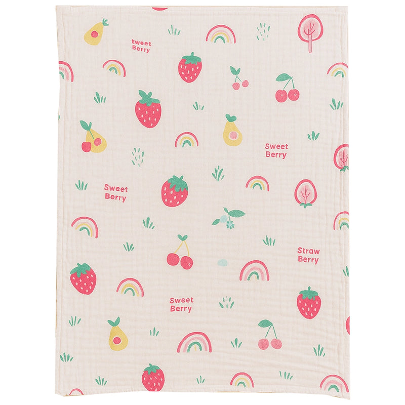 Babymat Couverture Légère 80x70 cm - Fraise