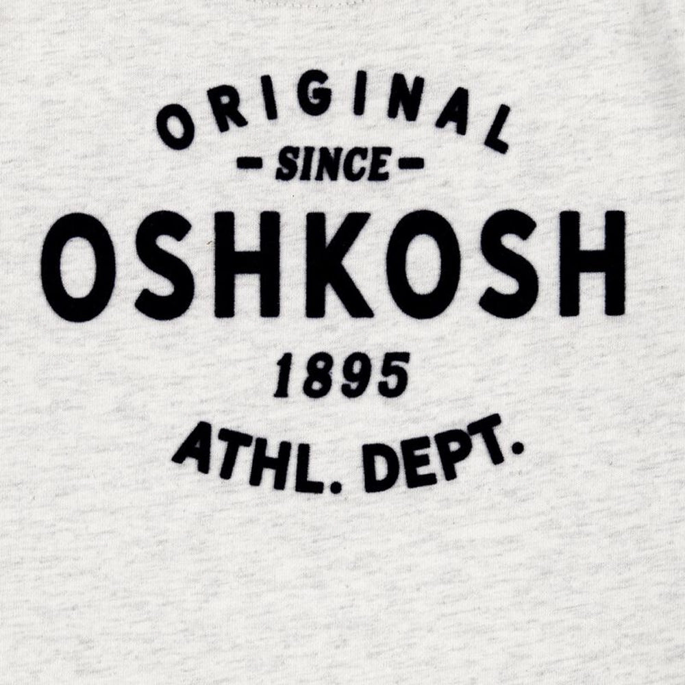 T-shirt à Graphique avec Logo OshKosh Garçon - Blanc