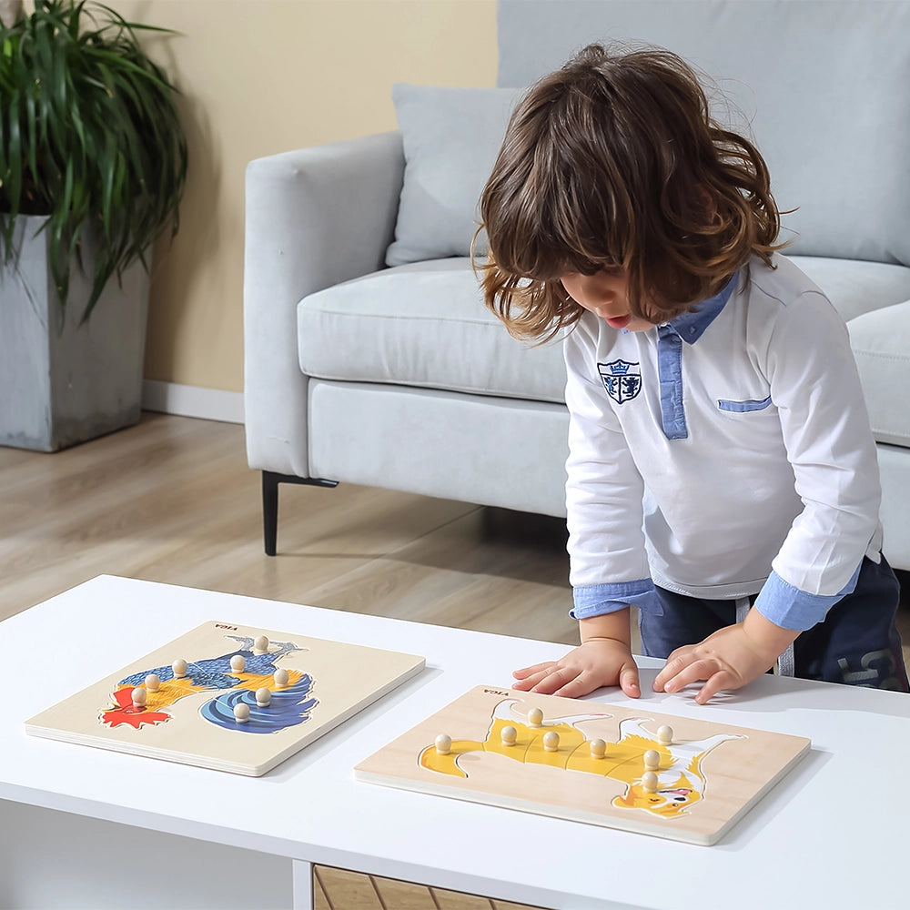 Viga Toys Puzzle Montessori 18M+ - Chien