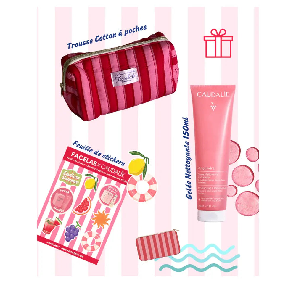 Facelab x Caudalie Skincare Fridge Lilac + Cadeaux!