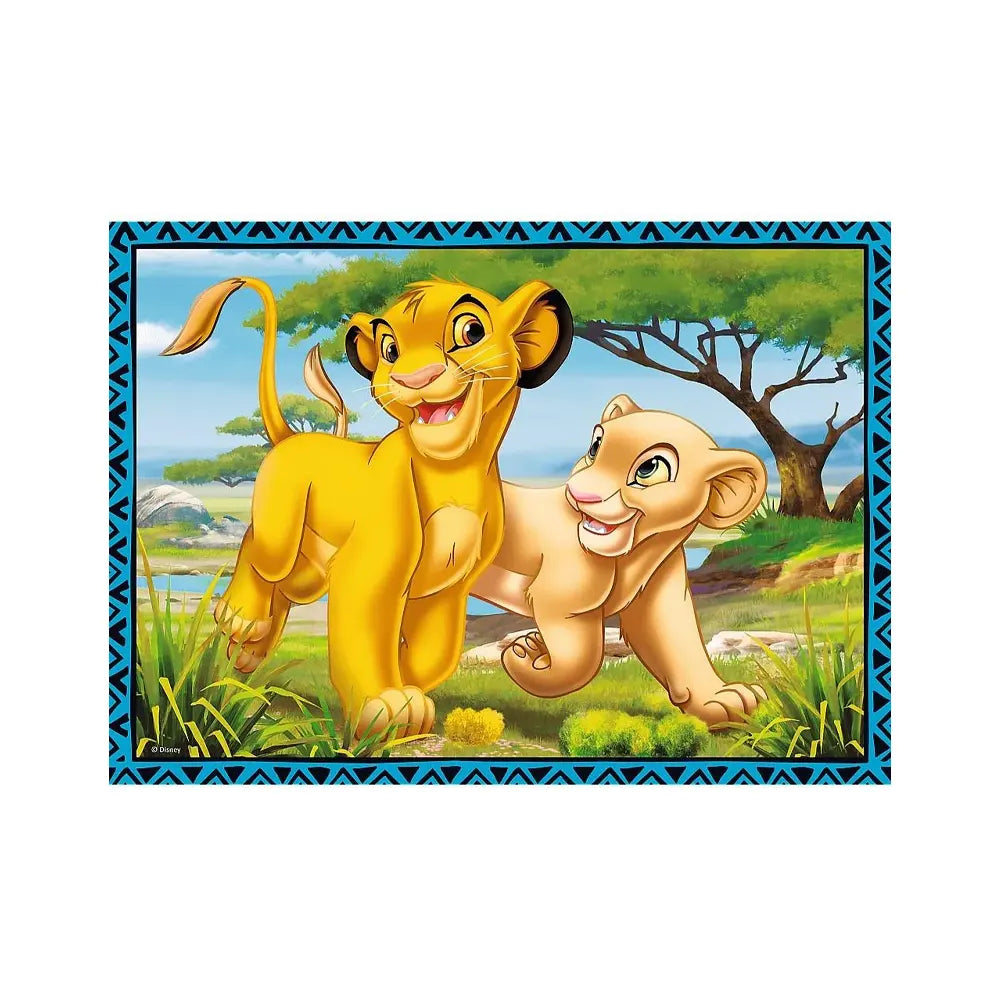 Trefl Puzzle 4en1 Les Aventures du Roi Lion - 4A+