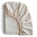 Mushie Drap de Lit en Coton Extra Douce - Arc-en-Ciel
