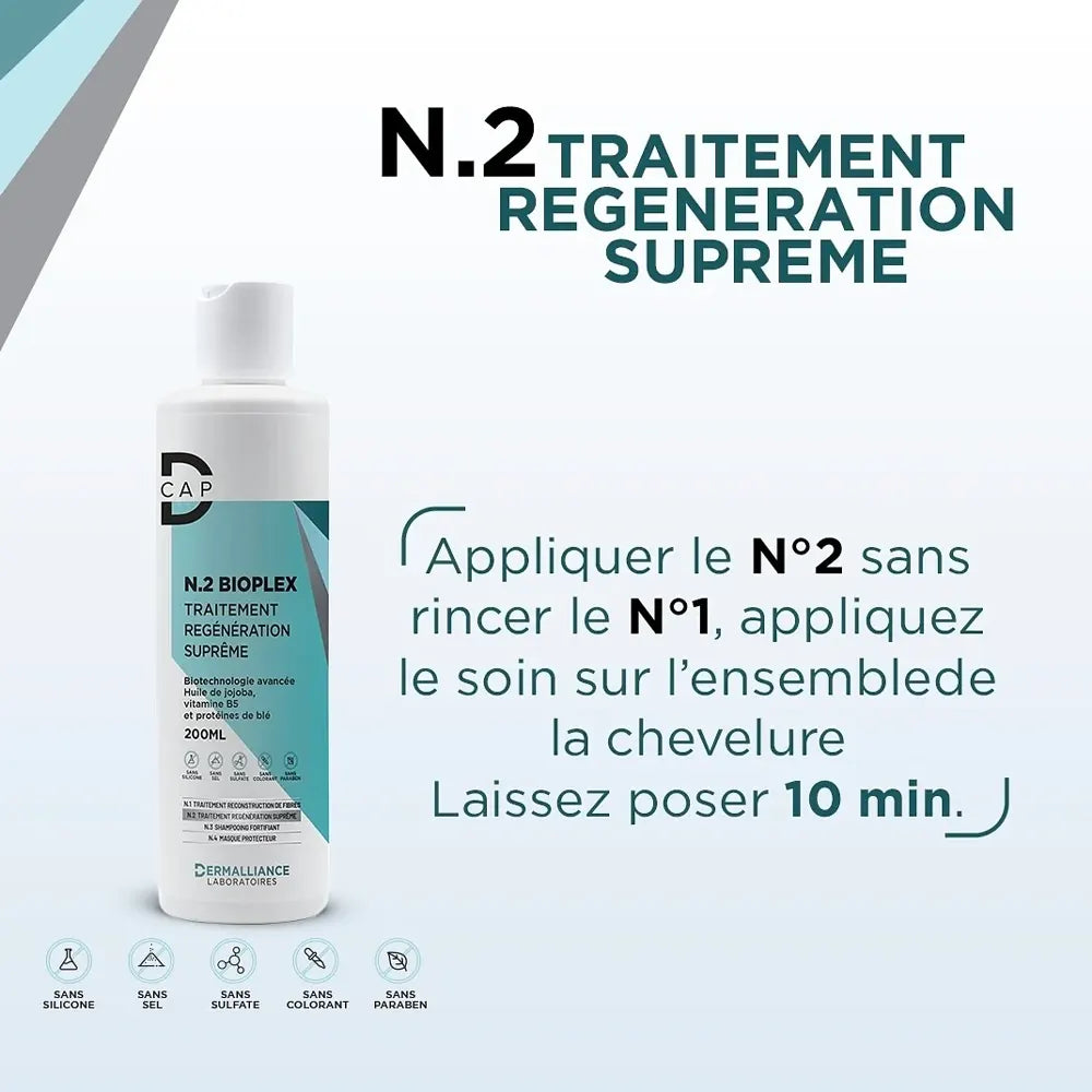 D-CAP N.2 Bioplex Traitement Regeneration Supreme 200ml