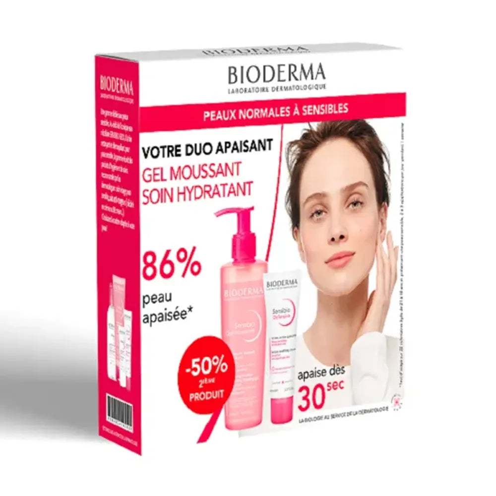 Bioderma Cofre Sensibio Defensive – Crema 40ml y Gel Espumoso 200ml