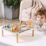 Viga Toys PolarB Table d'Activité Multifonctions en Bois 18M+