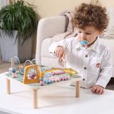 Viga Toys PolarB Table d'Activité Multifonctions en Bois 18M+