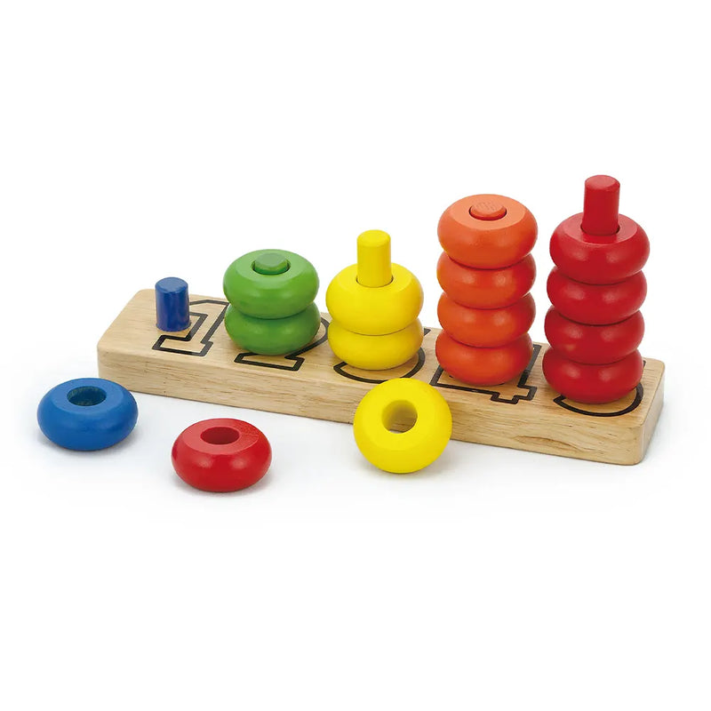 Viga Toys Ensemble de Blocs de Comptage – 24M+