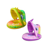 Bouée Bateau pour Bébé avec Pare-Soleil 12M+ - Vert
