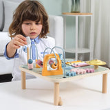 Viga Toys PolarB Table d'Activité Multifonctions en Bois 18M+