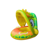 Bouée Bateau pour Bébé avec Pare-Soleil 12M+ - Vert