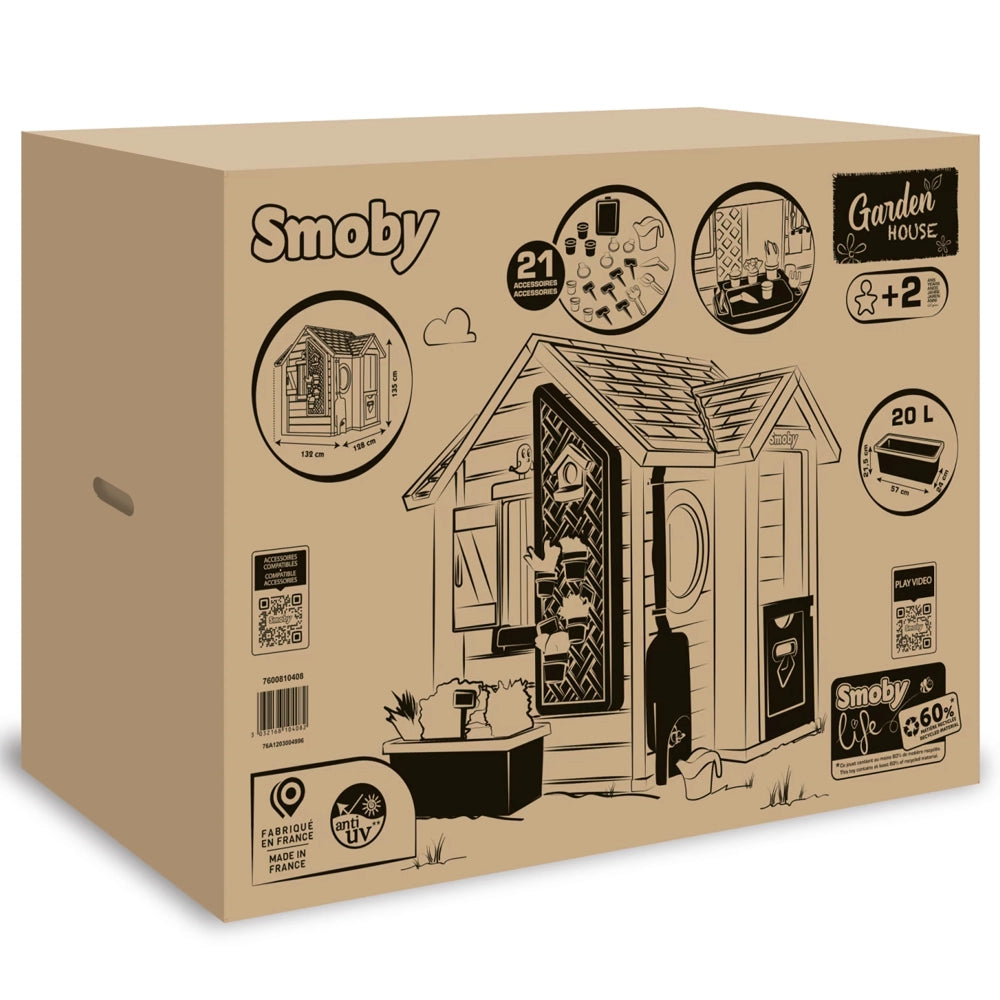 Smoby Maison de Jardin 2A+