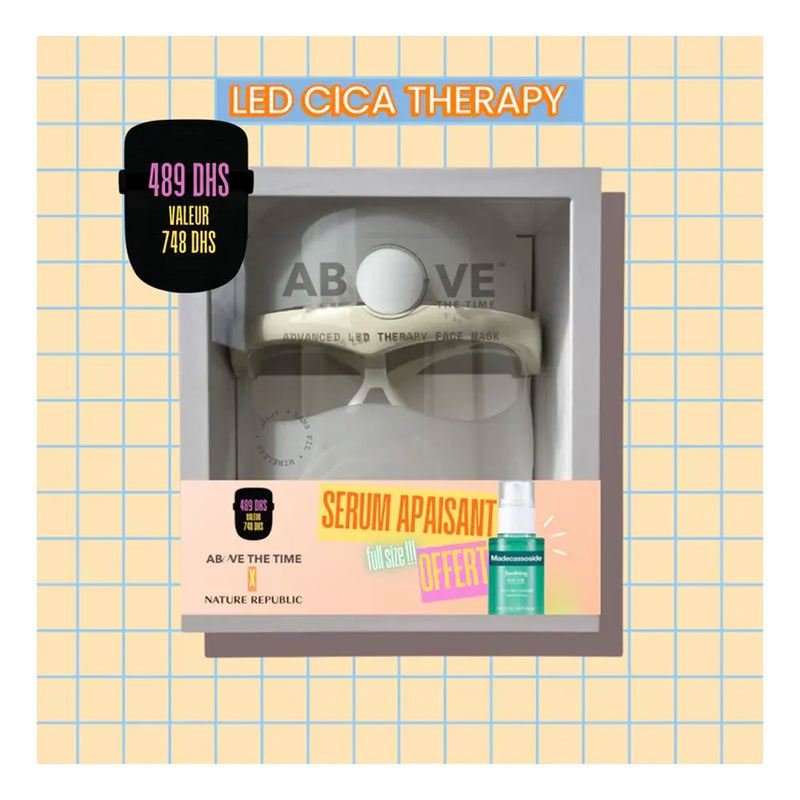 Facelab Mascarilla facial de terapia LED dúo con sérum de madecasósido