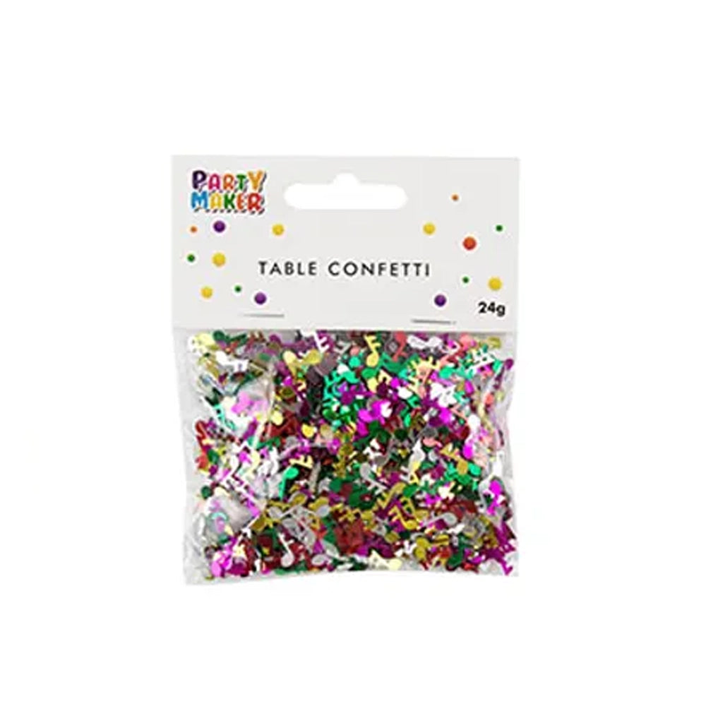 Confettis Multicolores 24g - Notes de Musique