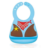 Bavoirs Nûby en Slicone 3D Motif Cowboy - 3m+