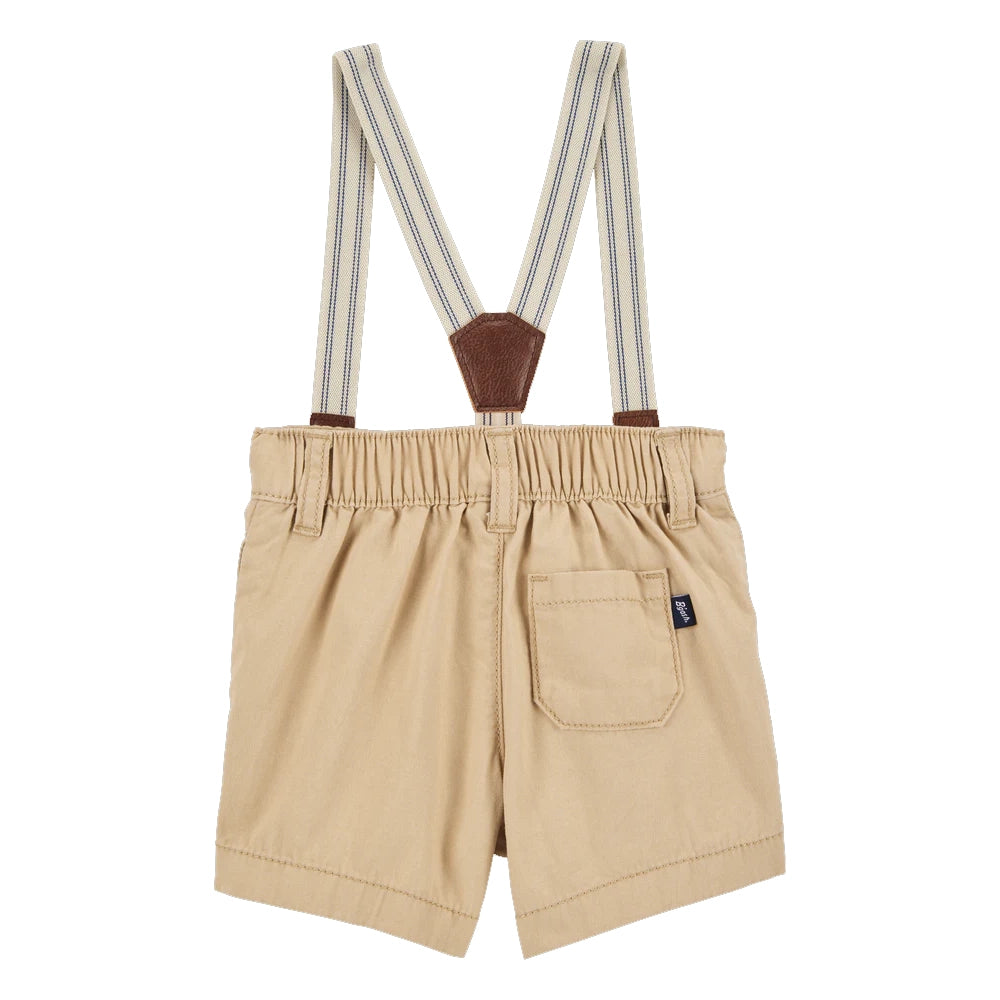 Short con tirantes para Bebé Niño OshKosh - Caqui