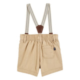 Short con tirantes para Bebé Niño OshKosh - Caqui