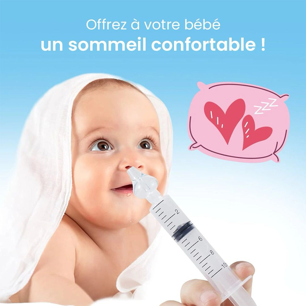 Notre Bébé Pack de 2 Seringues Nasales - Bleu