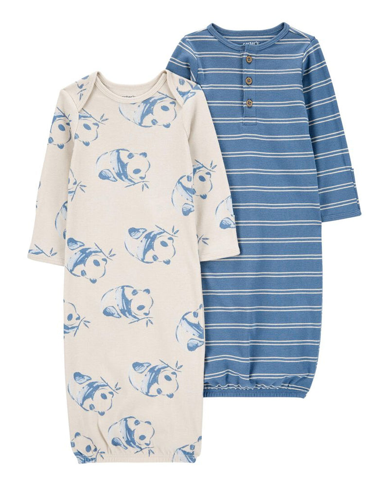 Ensemble de 2 Gigoteuses Bébé Carter's - Bleu & Blanc