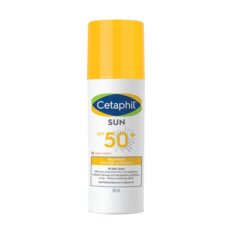 Cetaphil Sun Face Fluide Teinte Spf50+ - 50ml