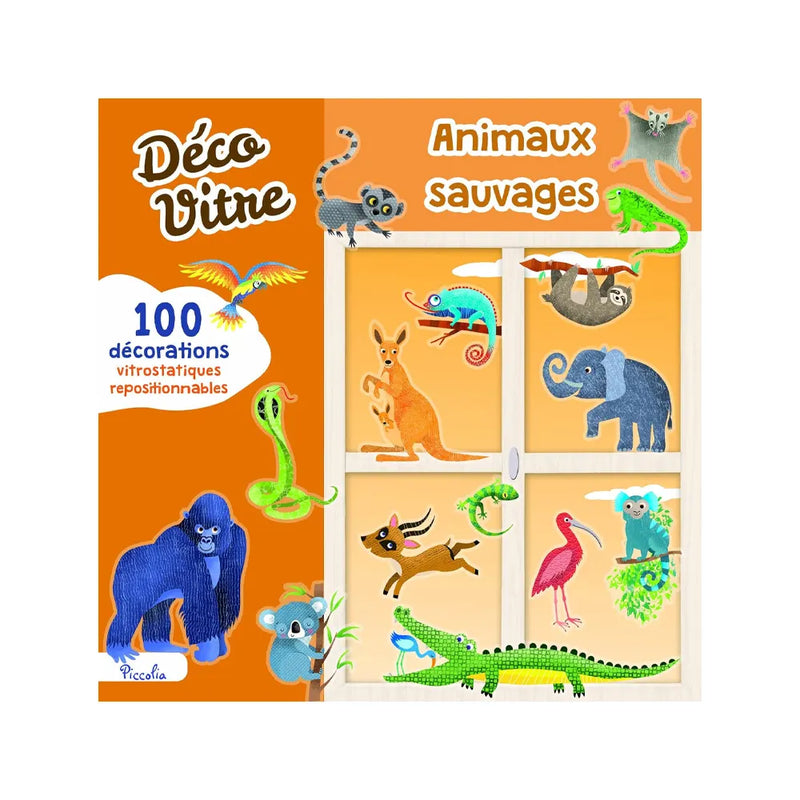 Los Animales Salvajes – Decoración para ventanas