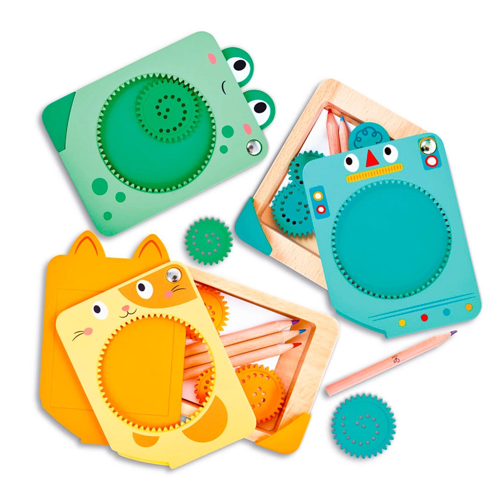 Hape Mandala dibuja y gira 3-6A - Gato