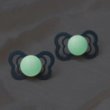 BIBS Lot de 2 Sucettes Symétriques Suprème Silicone - Blush/Vanille - GLOW