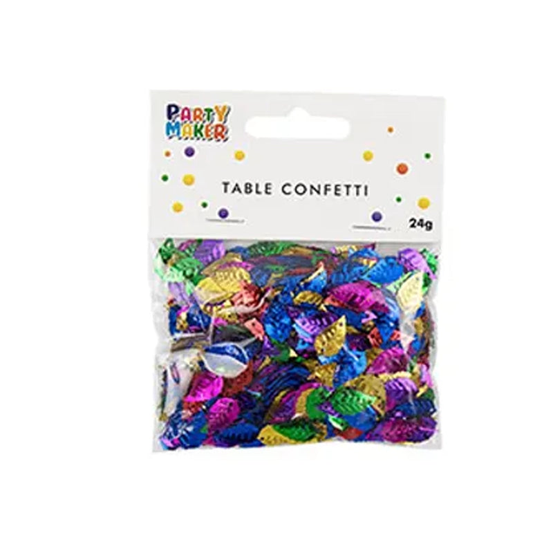 Confettis Multicolores 24g - Feuilles