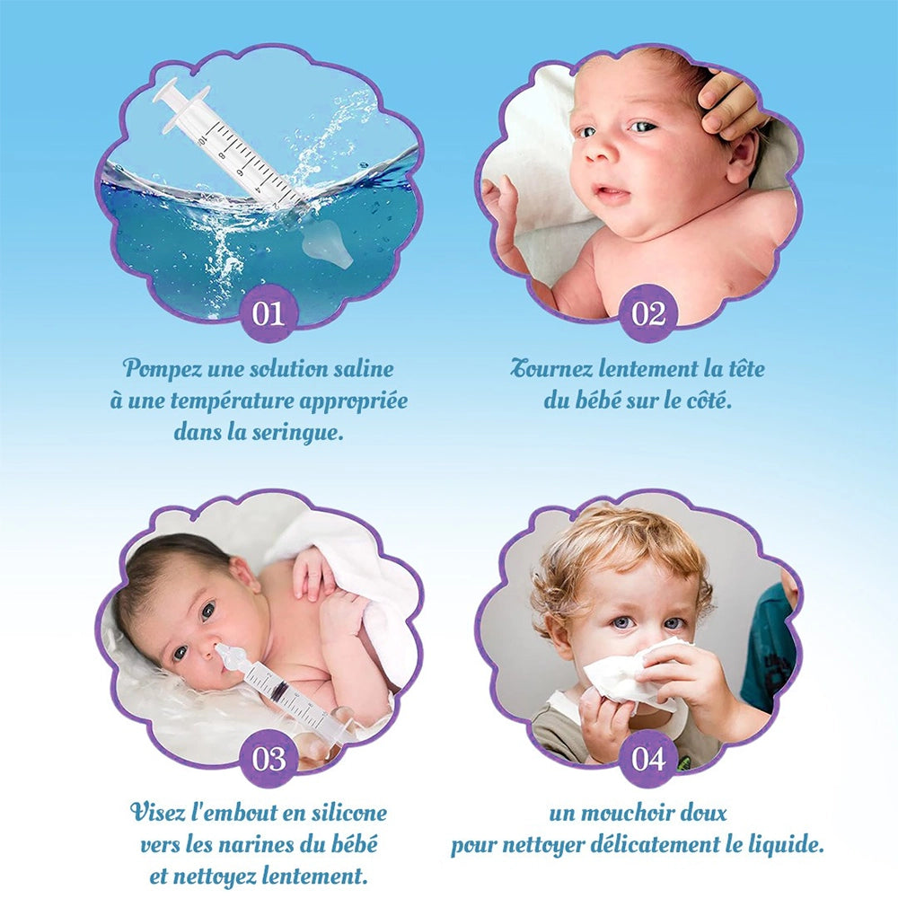 Notre Bébé Pack de 2 Seringues Nasales