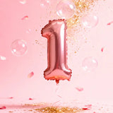 Ballon Chiffre 1 Rose Gold – 86cm