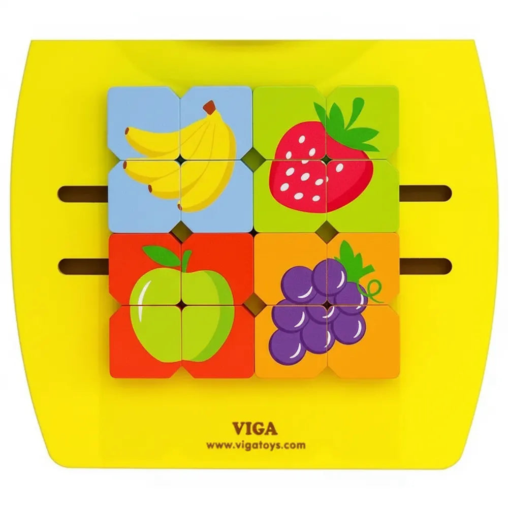 Viga Toys Jouet Mural Girafe Montessori en Bois - 18M+