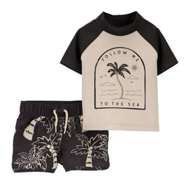 Maillot de Bain 2 Pièces Carter's - Palmier Noir