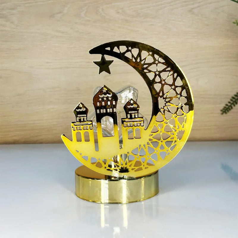 Décoration En Métal pour Ramadan - Doré