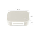 Lunchbox Tritan 3 Compartiments Citron - Fleurs