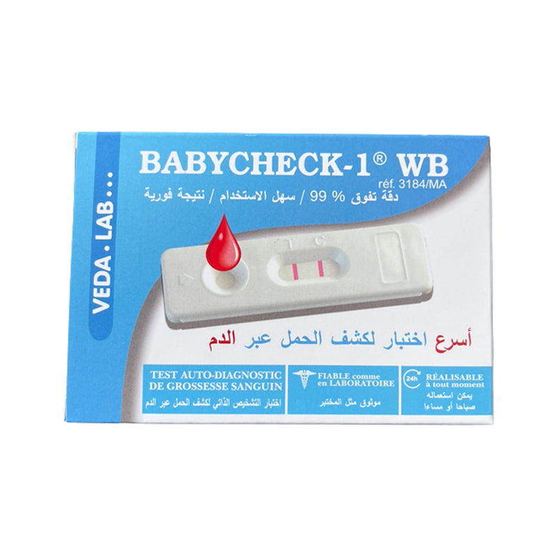 Babycheck-1 WB Prueba de Embarazo en Sangre