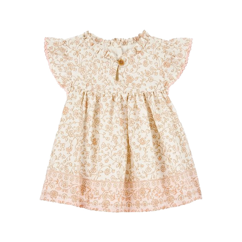 Ensemble 2 Pièces Robe & Short Bébé Fille OshKosh - Crème Fleuris