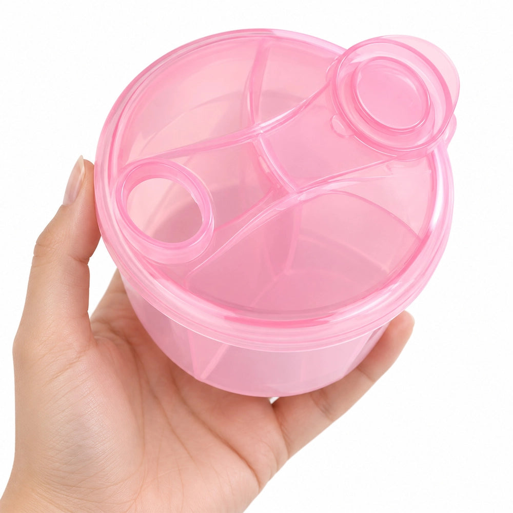 Mammia Doseur de Lait en Poudre 3 Compartiments - Rose