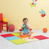 Ludi Tapis de Mousse Épais 90x90x1,3 cm