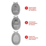 Skip Hop Baignoire Moby Smart Sling 3 Étapes - Gris