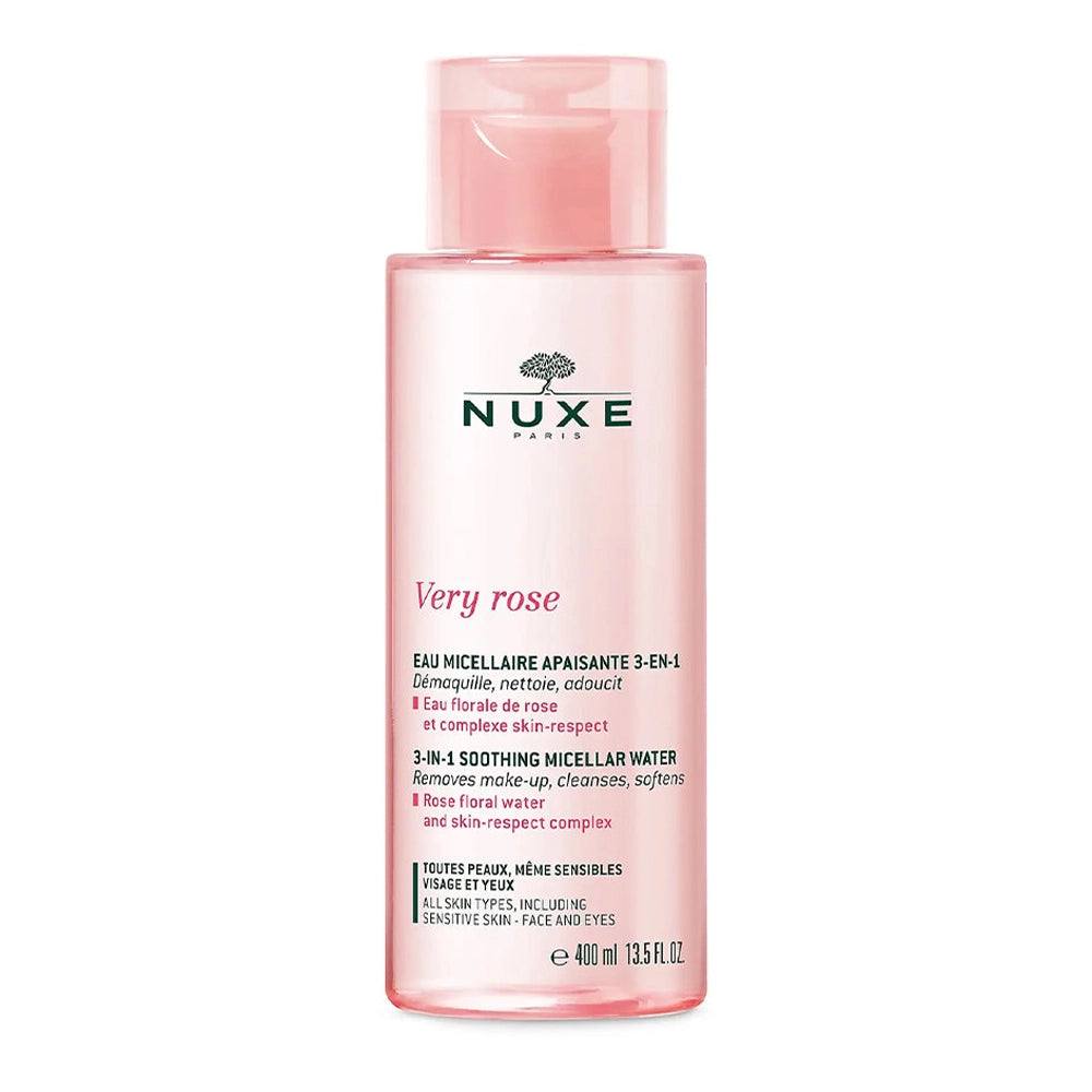 Nuxe Very Rose Eau démaquillante 3 en 1 - 400ml