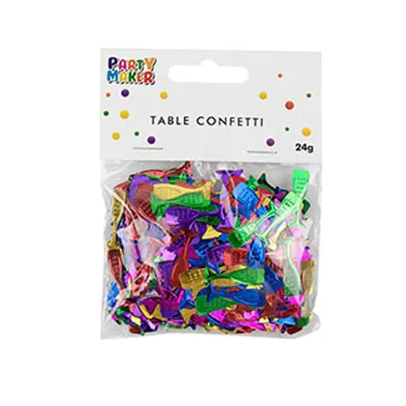 Confettis Multicolores 24g - Bouteilles de Fête