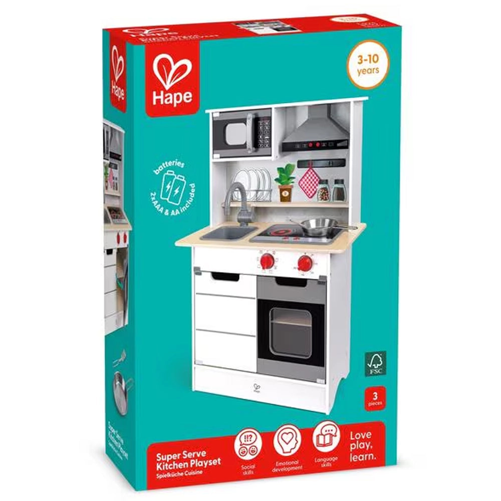 Hape Grande Cuisine Super Serve en Bois 3-10A